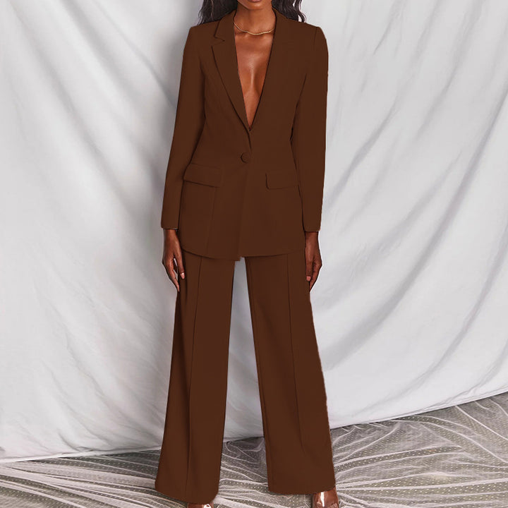 Damen Anzug im Oversize-Stil mit schickem Schnitt Drune