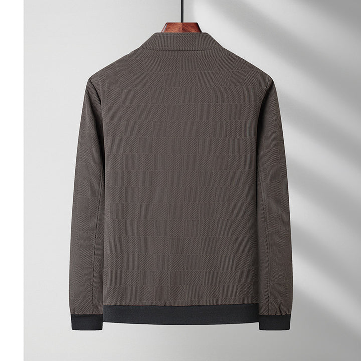 Herren lässige Übergangsjacke mit strukuriertem Design und praktischen Taschen Drune