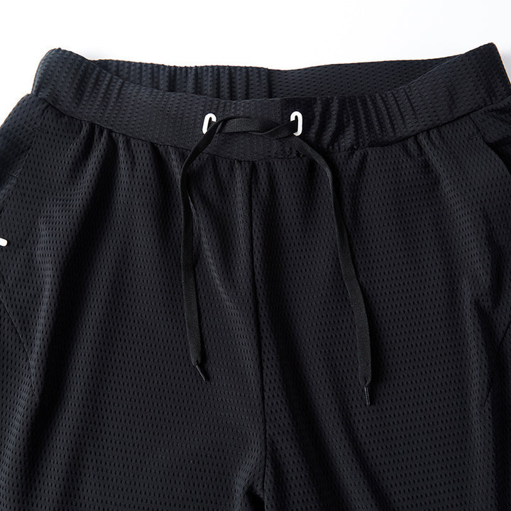 Damen Slim-Fit Jogginghose aus Strukturjersey mit Elastischem Komfortbund und Kordelzug Drune