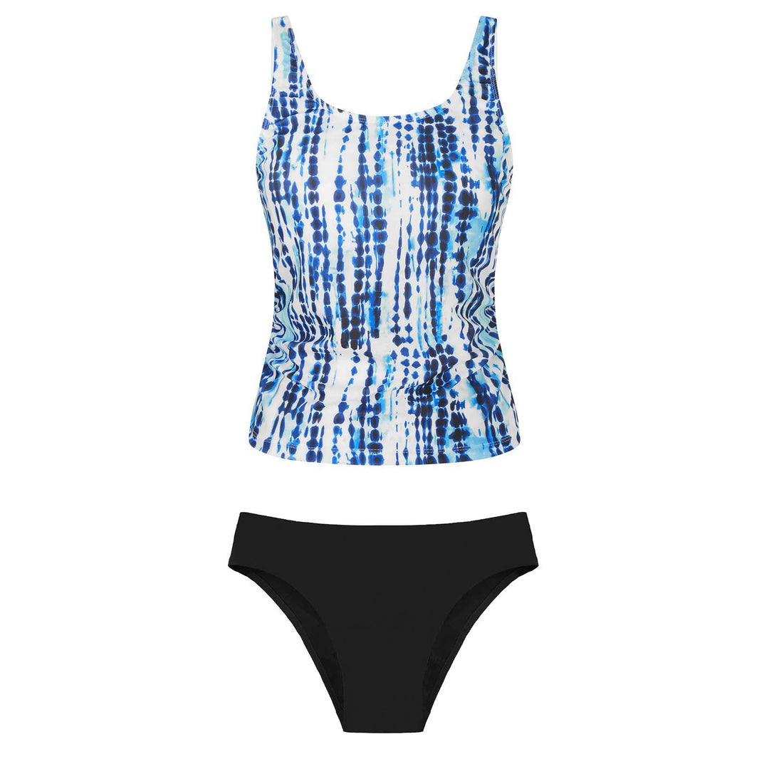 Damen Bikiniset mit floralem Oberteil und klassischem Unterteil Drune