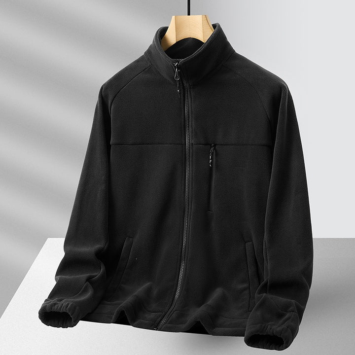 Unisex Fleecejacke mit hohem Kragen Drune