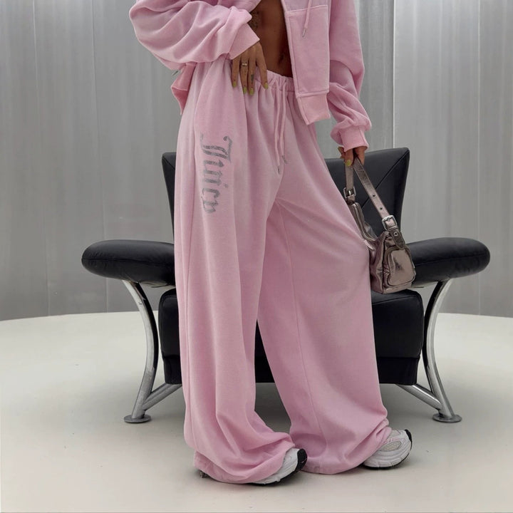 Damen Sweatblazer und Oversize-Jogginghose Drune