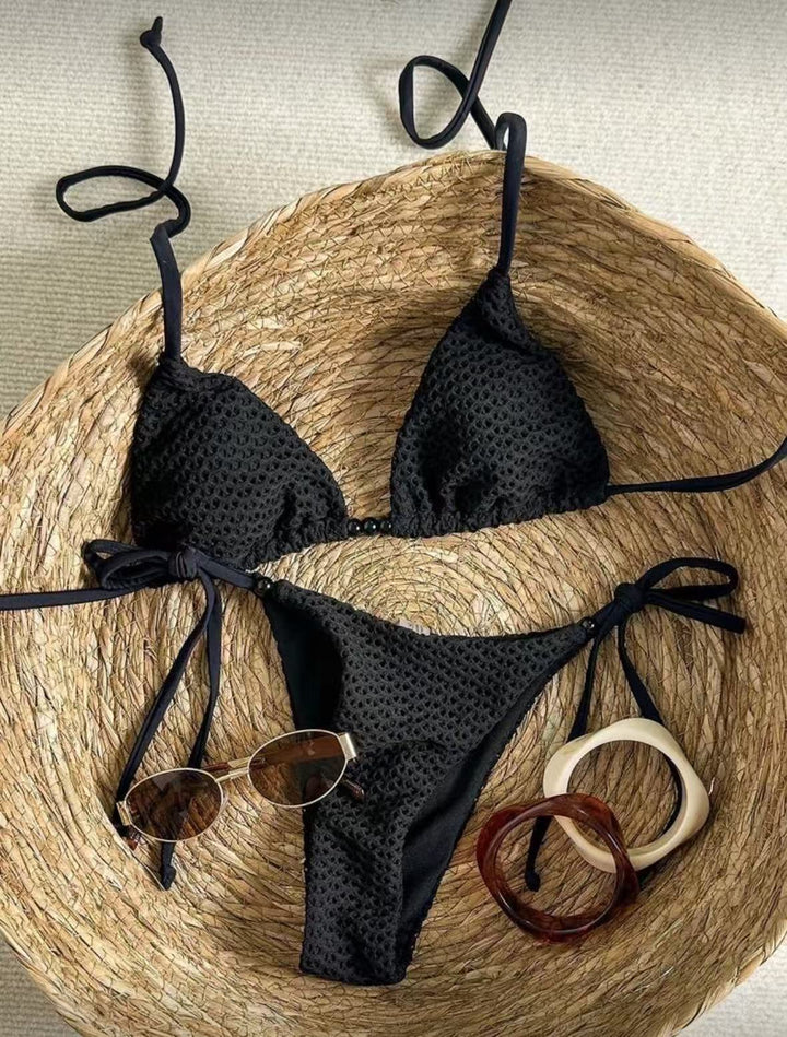 Damen Netz-Bikini mit verstellbaren Trägern Drune