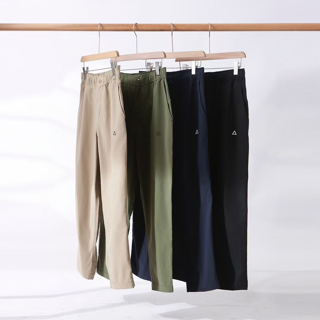 Damen funktionale Freizeit-Hose mit elastischem Bund und seitlichen Taschen Drune