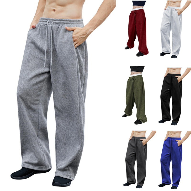 Herren nan lockere Oversize Jogginghose mit elastischem Bund und Kordelzug Drune