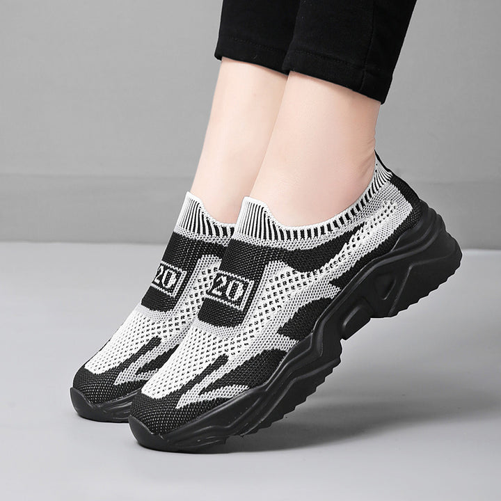 Damen nan nahtloser Strick-Sneaker mit sockenartigem Einstieg und geformter Komfortsohle Drune