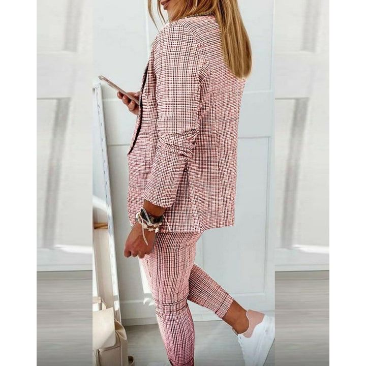 Damen Blazer und Hose Set Drune
