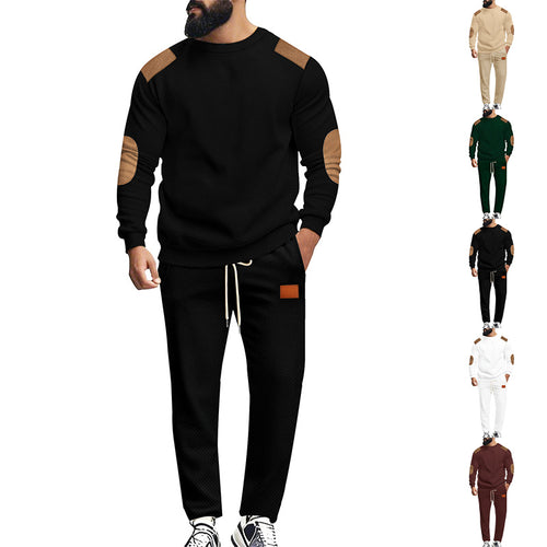 Herren modisches Sportanzug Set mit elastischem Bund und praktischen Taschen Drune