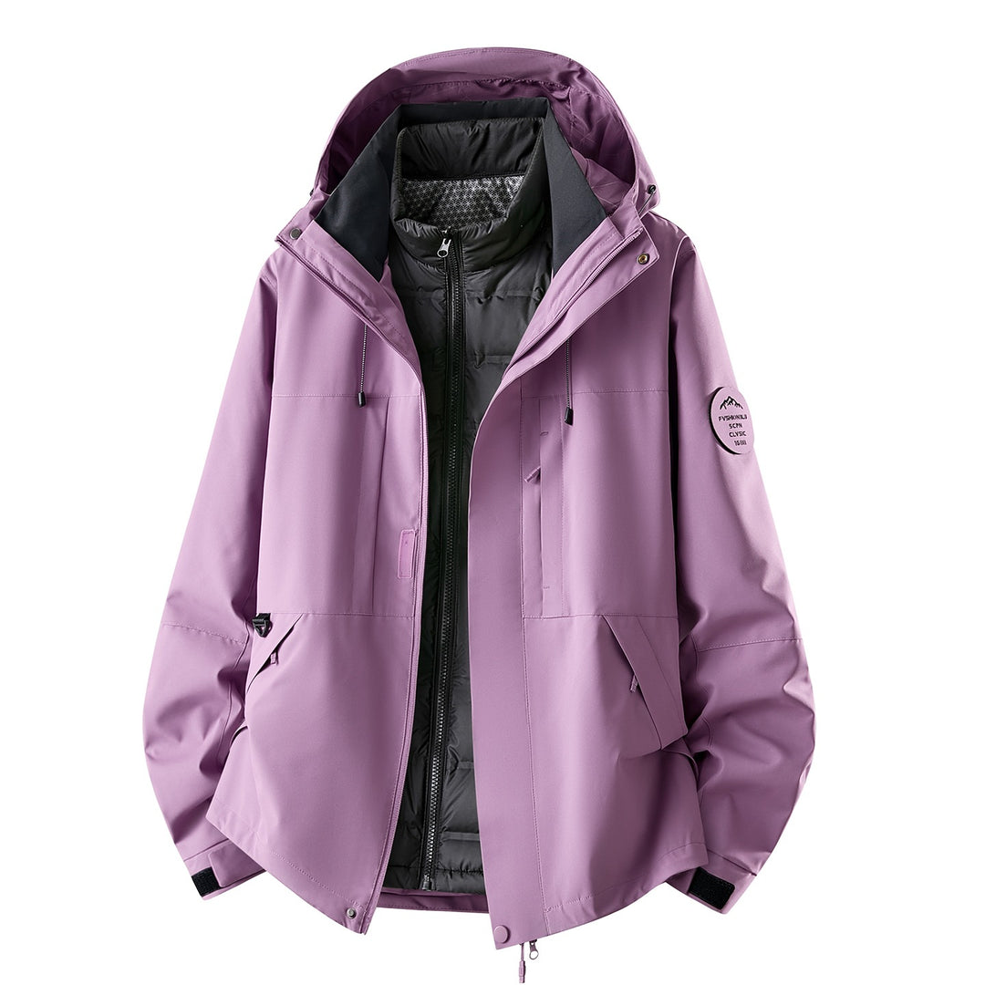 Damen Multifunktionale Outdoorjacke mit herausnehmbarer Stepp-Innenjacke Drune