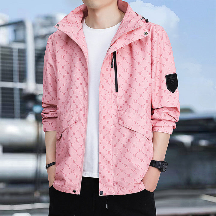 Herren Modische Leichte Outdoorjacke Drune