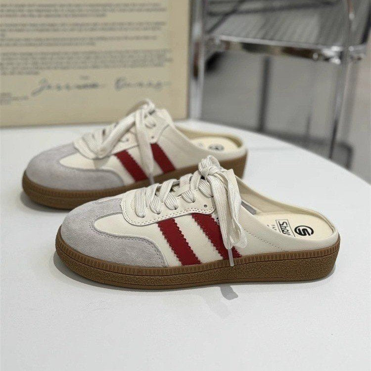 Damen Komfortable Slip-On Sneaker mit modischen Akzenten Drune