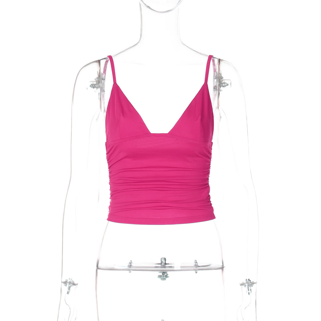 Damen Crop-Top mit asymmetrischem Schnitt und figurbetonter Silhouette Drune