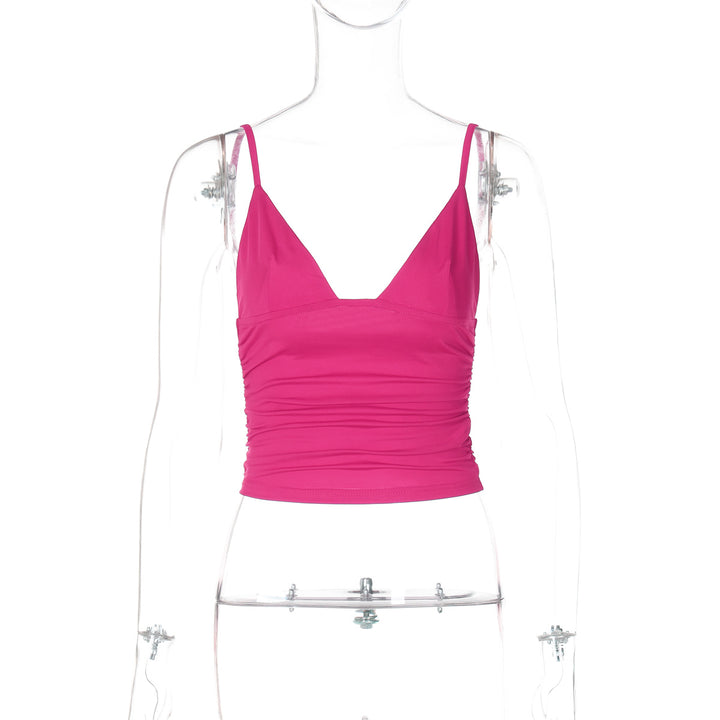 Damen Crop-Top mit asymmetrischem Schnitt und figurbetonter Silhouette Drune