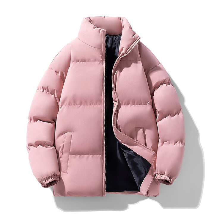 Herren Wattierte Puffer‑Übergangsjacke mit Stehkragen, Reißverschluss & Elastbündchen Drune