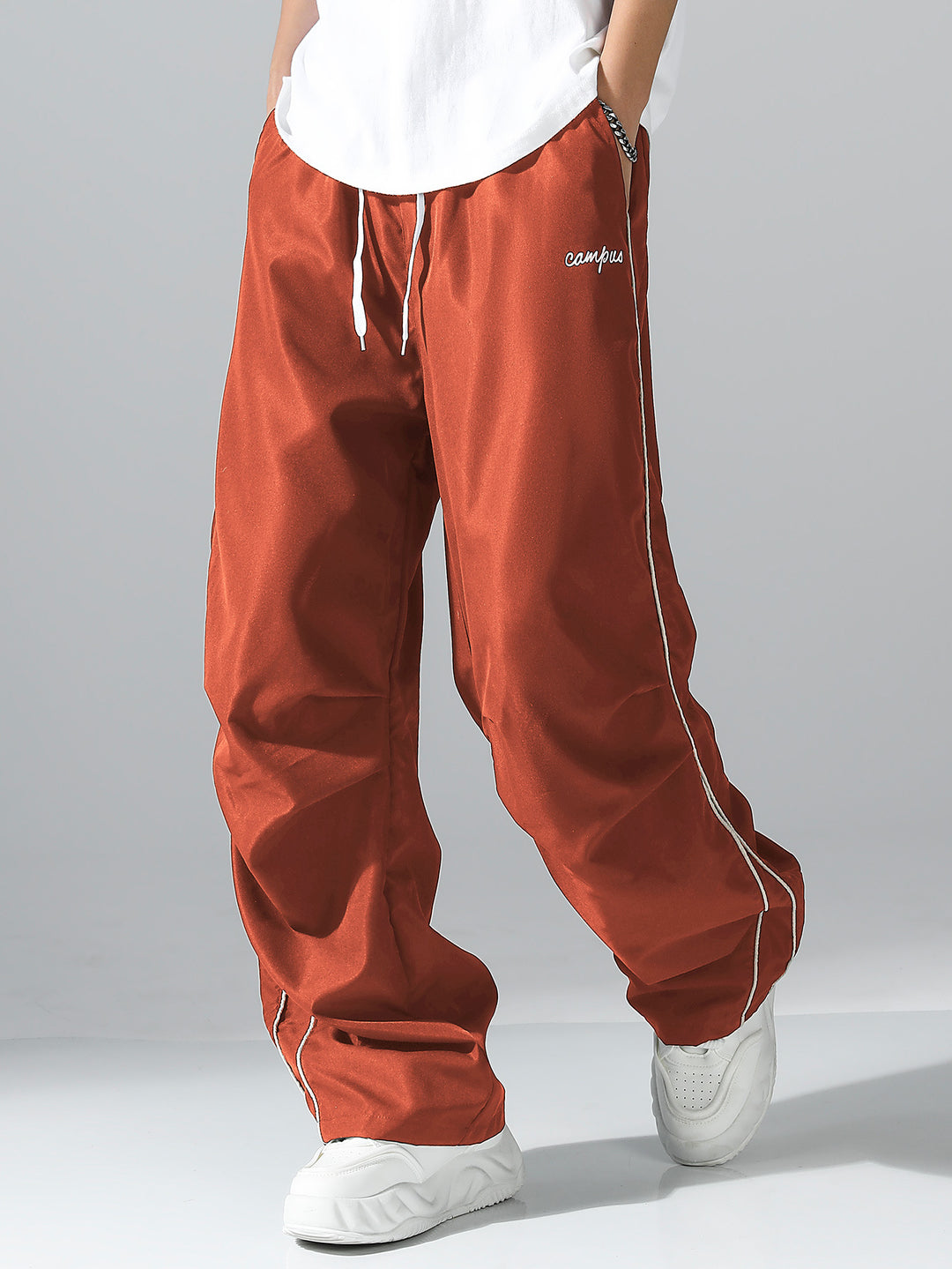 Herren Bequeme Freizeit- und Sporthose mit elastischem Bund und seitlichen Taschen Drune