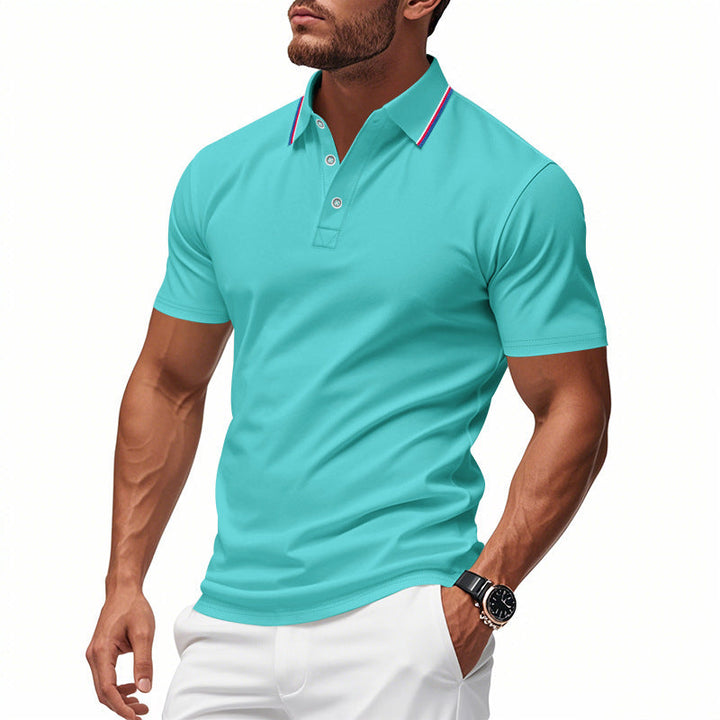 Herren Poloshirt mit modernem Kragen und feuchtigkeitsregulierender Technologie Drune
