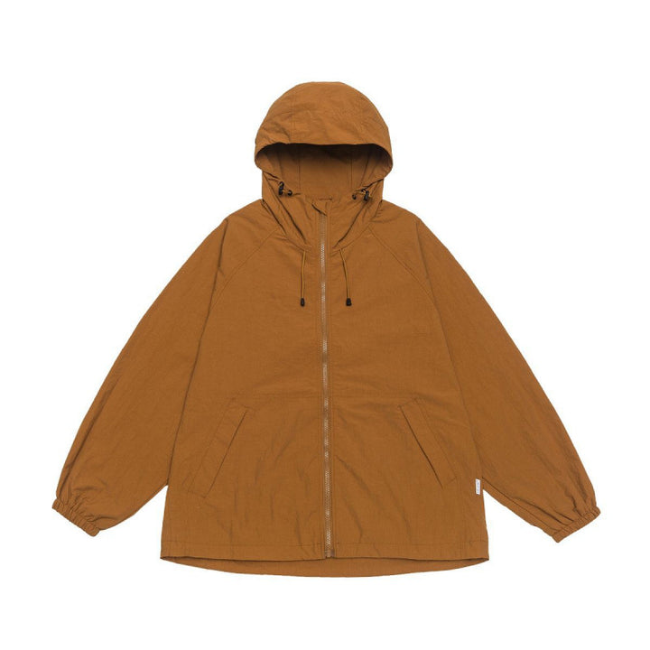 Unisex Weitgeschnittene Kapuzenjacke im Parka‑Style mit verlängertem Rückenteil und Tunnelzug Drune