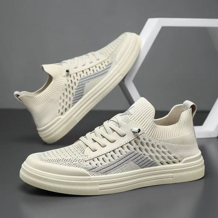 Herren Atmungsaktive Strick-Sneaker mit sockenhaftem Schaft und dämpfender Gummisohle Drune