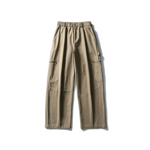 Herren Weite Utility-Cargohose mit elastischem Bund und aufgesetzten Taschen Drune