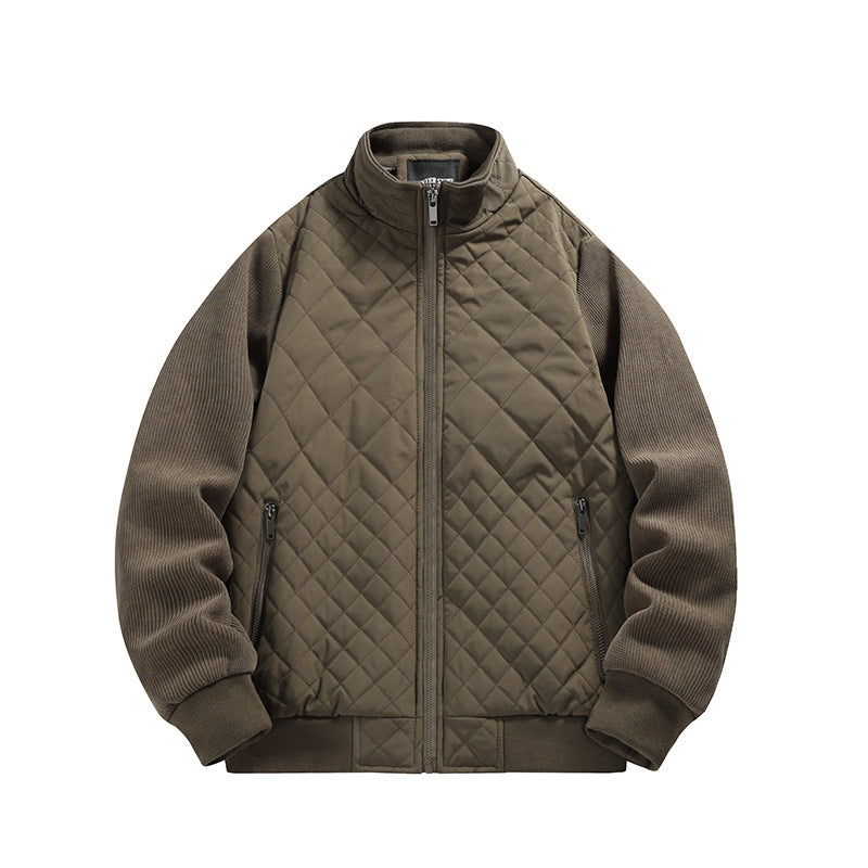 Herren Leichte Steppjacke mit Stehkragen Drune