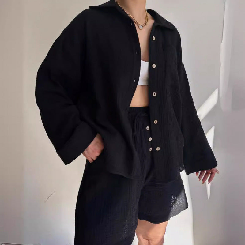 Damen modische und lässige Shirtjacke Drune
