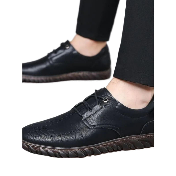 Herren Elegante Ledersneaker Drune