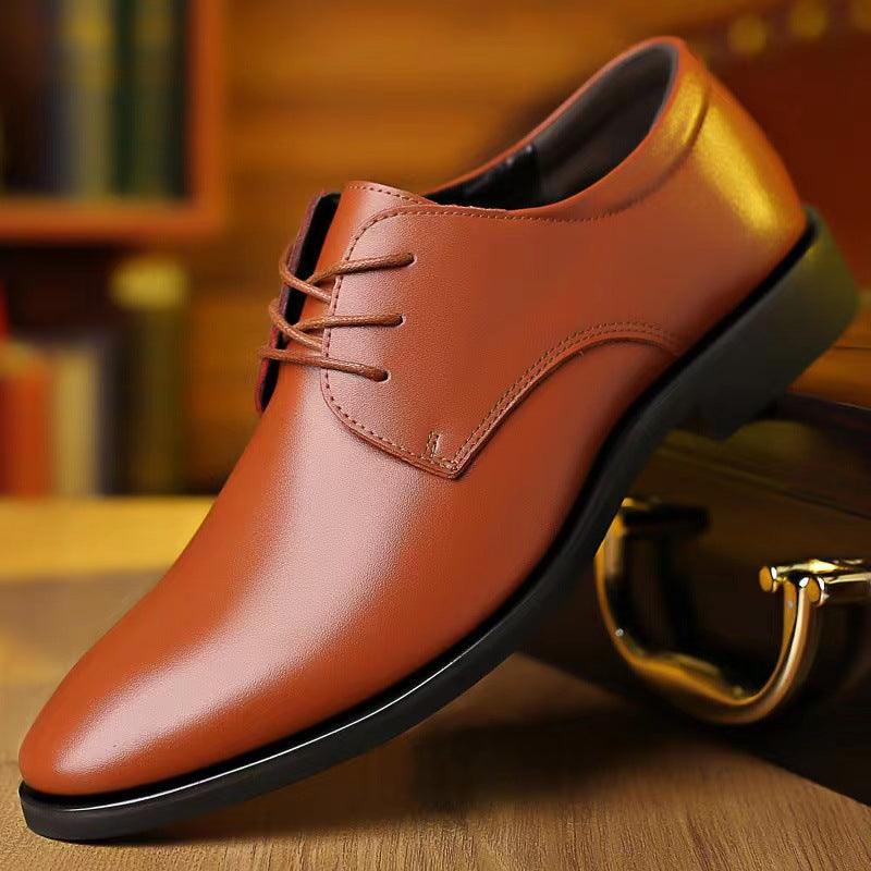 Herren Elegante Lederschuhe mit feinem Schnürdesign Drune