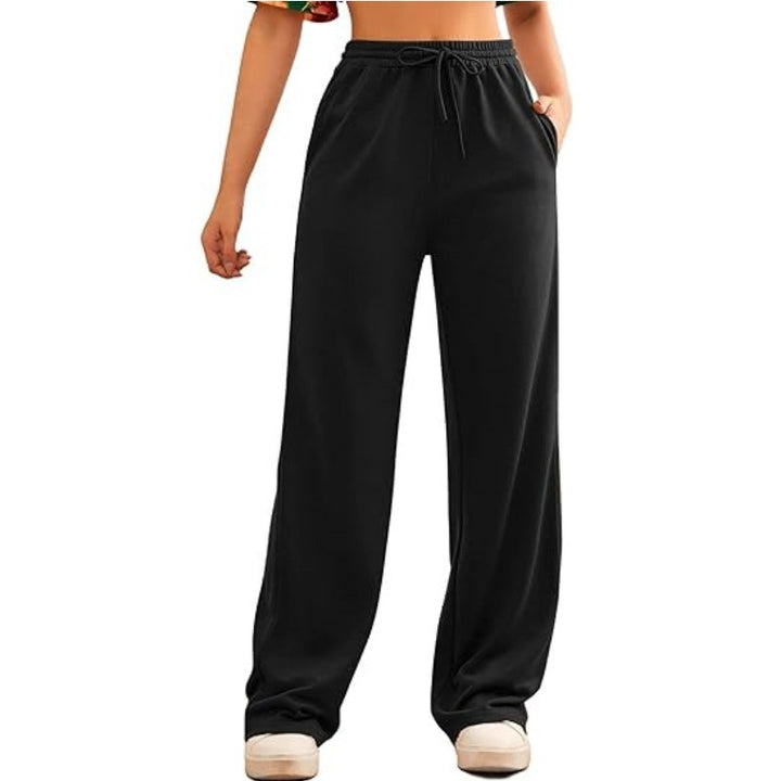 Damen Sweatpants mit bequemer Passform und elastischem Bund Drune