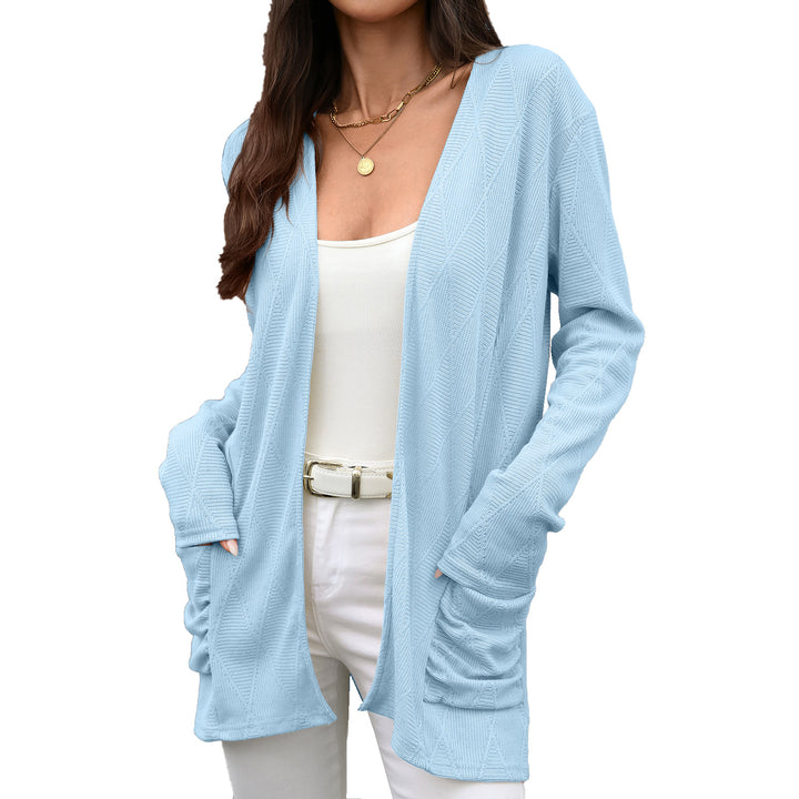 Damen Wickeljacke mit strukturierter Oberfläche Drune