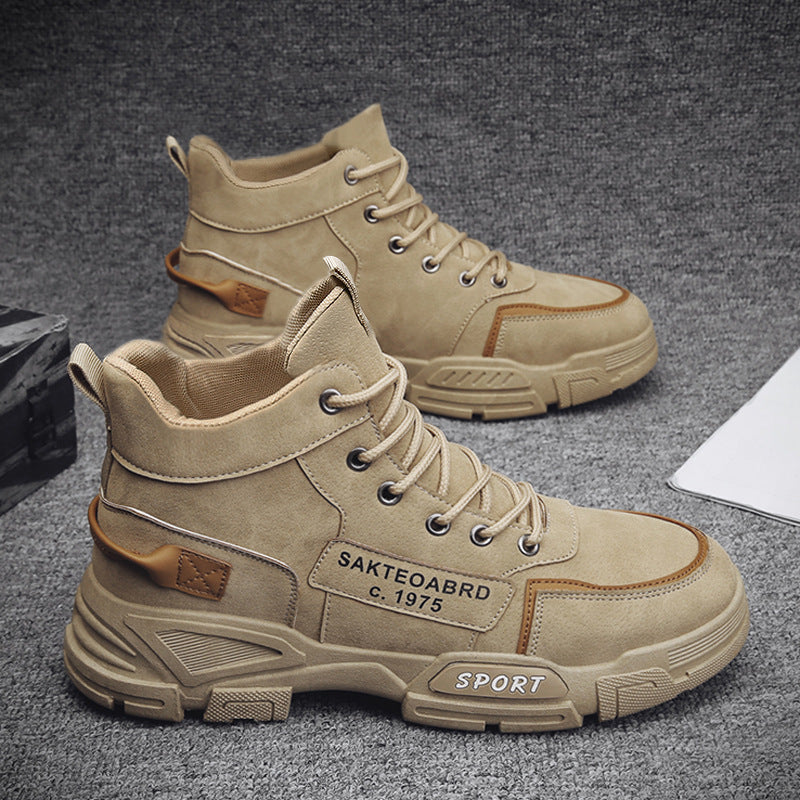Damen Hochformatige Sport Sneaker mit robuster Profilsohle und strapazierfähigem Obermaterial Drune