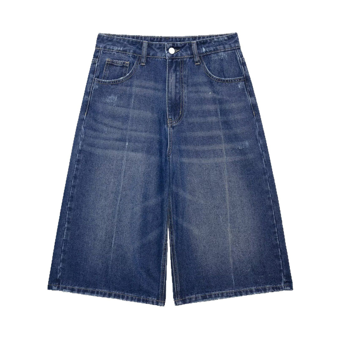Damen Weite Denim-Culotte im lässigen Schnitt Drune