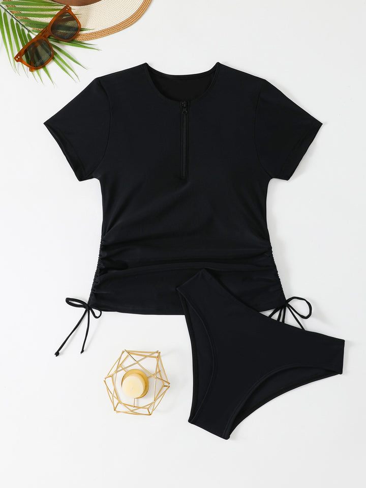 Damen Sportliches Oberteil mit Shorts Drune