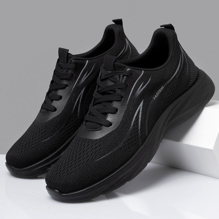 Herren Atmungsaktive Strick-Laufschuhe mit Komfortdämpfung und rutschfester Sohle Drune