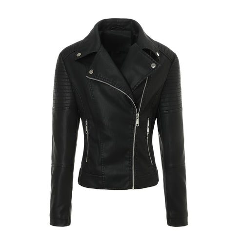 Damen Modische Bikerjacke mit Steppdesign Drune