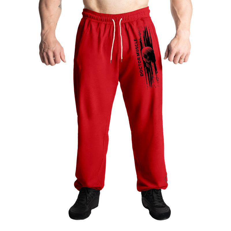 Herren Bequeme Sportjogginghose mit seitlichen Taschen und verstellbarem Kordelzug Drune