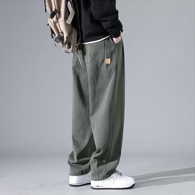 Herren Bequeme Weitgeschnittene Cargo-Hose Drune