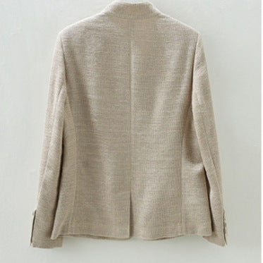 Damen Modische Kurzjacke mit Taschen Drune