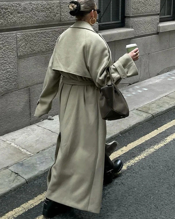 Drune | Fjord Langer Wolltrenchcoat