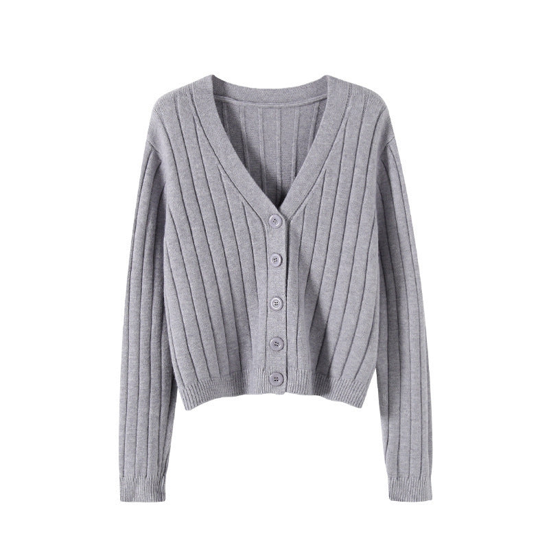 Drune | Schnürgestrickter Pullover mit V-Ausschnitt für Damen