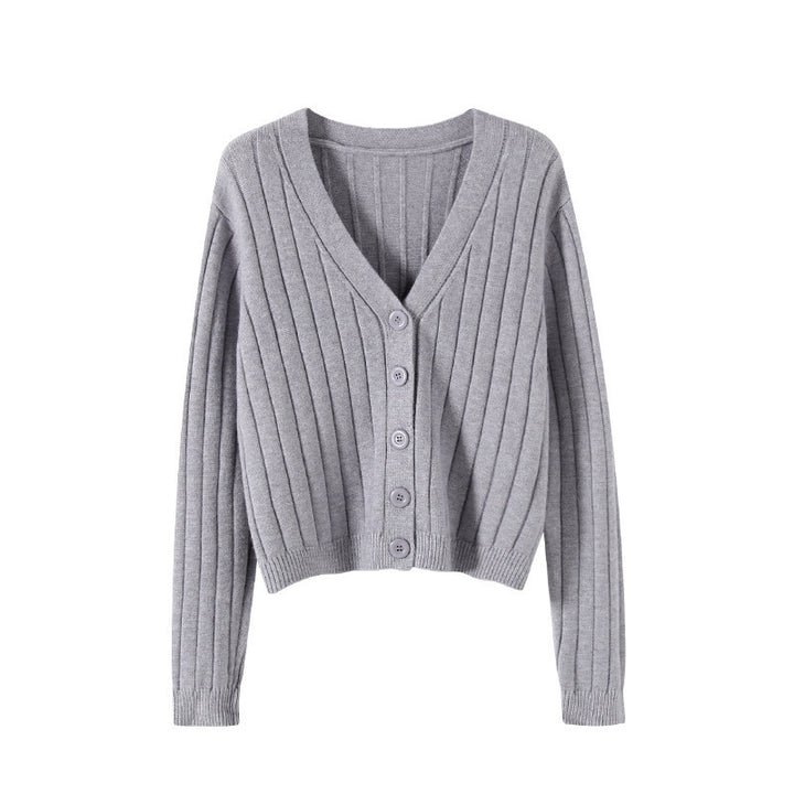 Drune | Schnürgestrickter Pullover mit V-Ausschnitt für Damen