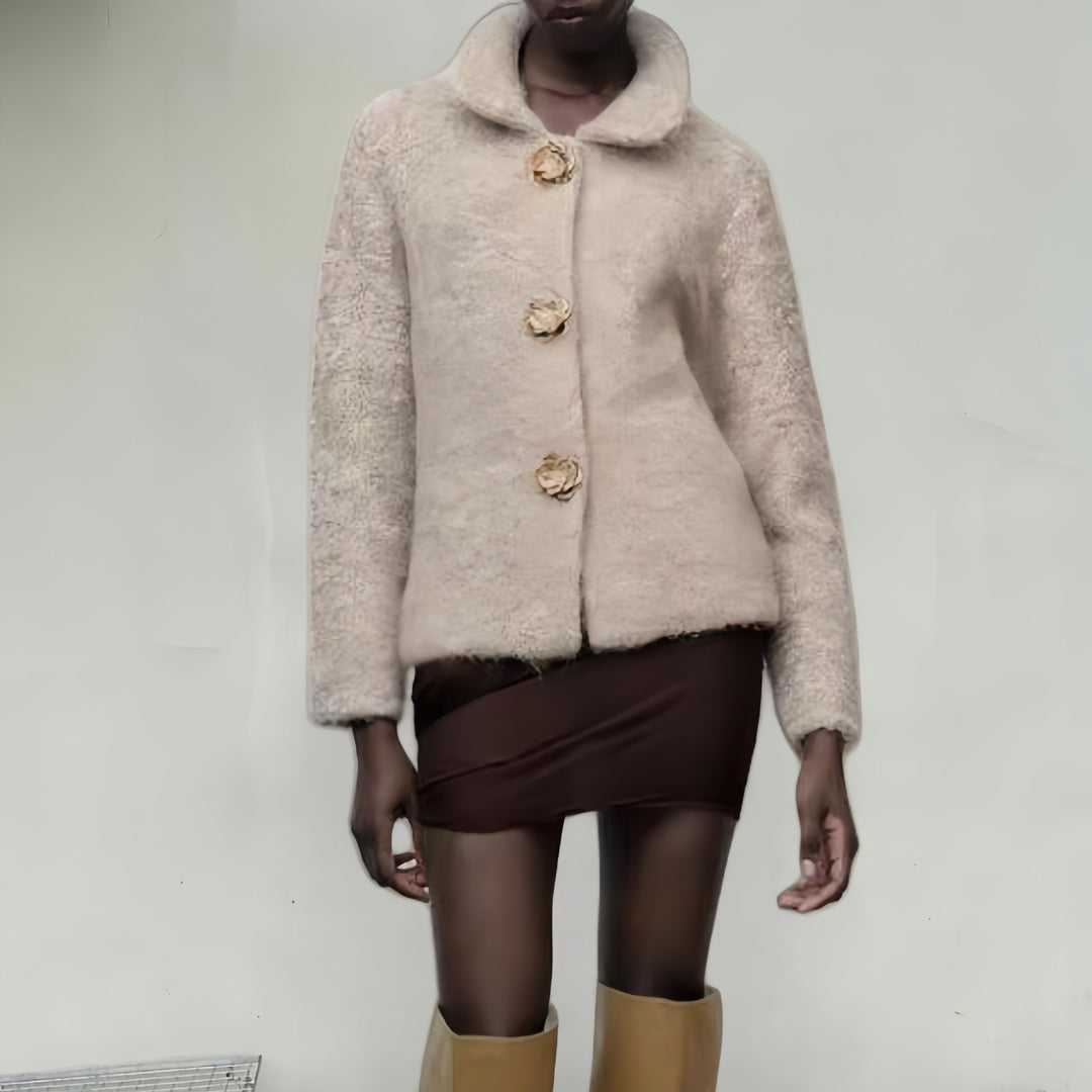 Damen Kuschelige Wohlfühljacke Drune