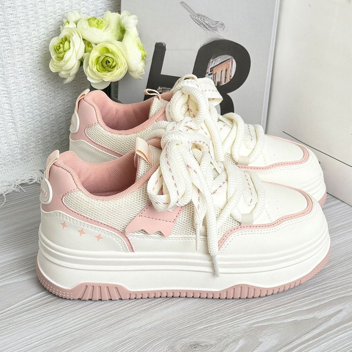 Damen Sportliche Sneaker mit dicker Sohle Drune