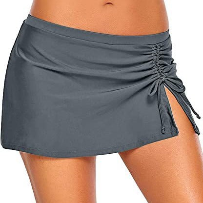 Damen Modische Badeshorts mit seitlichem Raff-Detail Drune