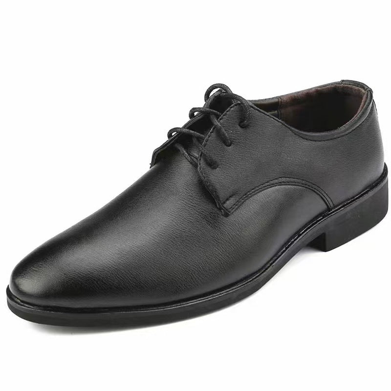 Herren Elegante Lederschnürschuhe mit rutschfester Sohle und komfortablem Innenfutter Drune