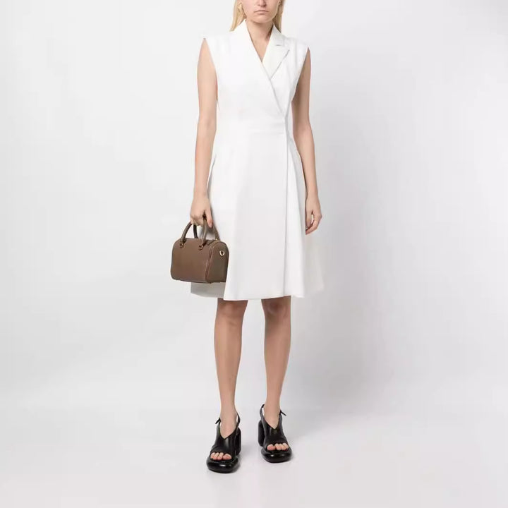 Damen Ärmeloses Blazerkleid mit tailliertem A‑Linien‑Schnitt Drune