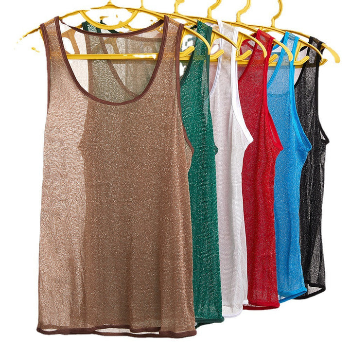 Herren Sportliches Netz-Tanktop Drune