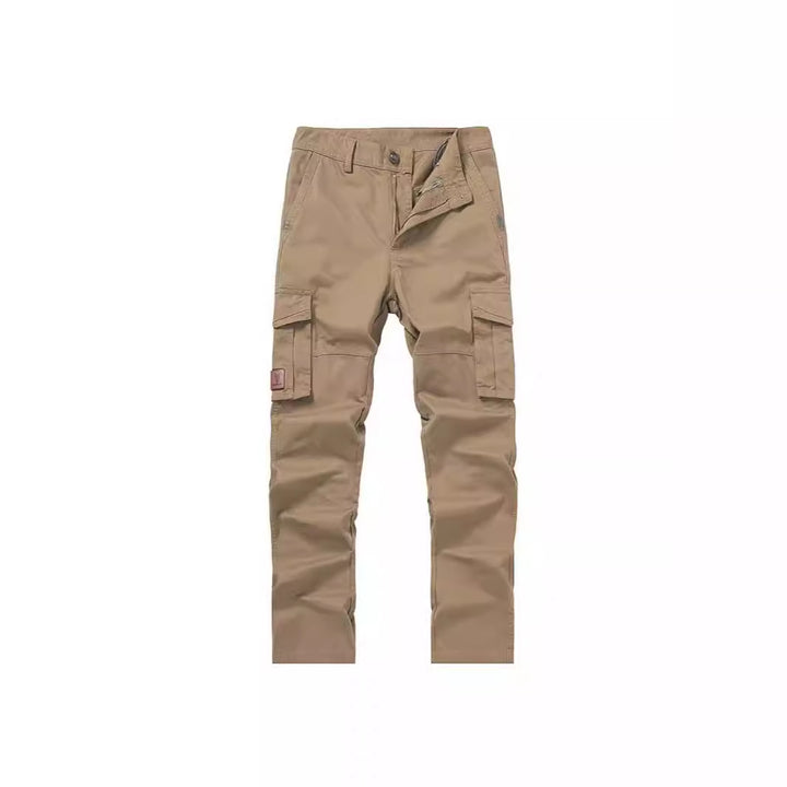 Herren Cargohose im Slim-Straight Schnitt mit Mehrfach‑Taschen und verstärkten Knien Drune