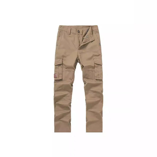 Herren Cargohose im Slim-Straight Schnitt mit Mehrfach‑Taschen und verstärkten Knien Drune
