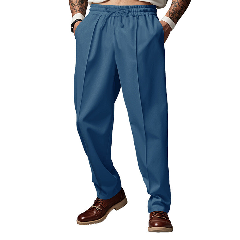 Herren nan sportliche Jogginghose mit elastischem Bund und vorderer Mittelnaht Drune