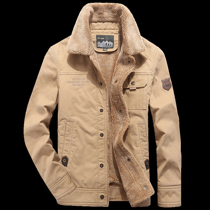 Herren Robuste Outdoor-Jacke mit Fleece-Innenfutter Drune